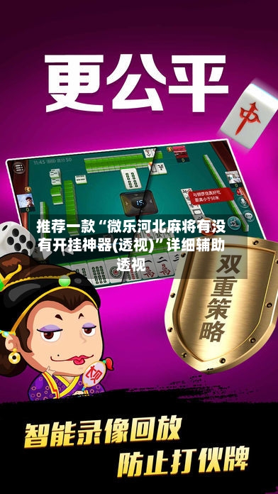推荐一款“微乐河北麻将有没有开挂神器(透视)	”详细辅助透视-第1张图片
