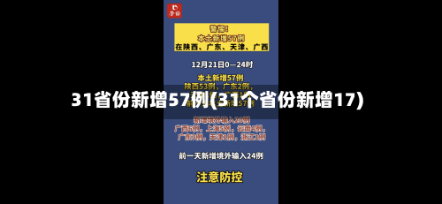 31省份新增57例(31个省份新增17)-第1张图片