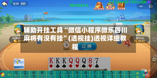 辅助开挂工具“微信小程序微乐四川麻将有没有挂”(透视挂)透视详细教程-第2张图片