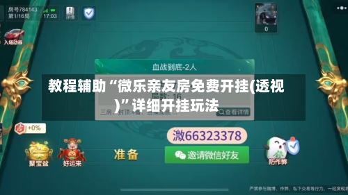 教程辅助“微乐亲友房免费开挂(透视)	”详细开挂玩法-第1张图片