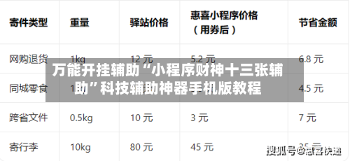 万能开挂辅助“小程序财神十三张辅助	”科技辅助神器手机版教程-第1张图片