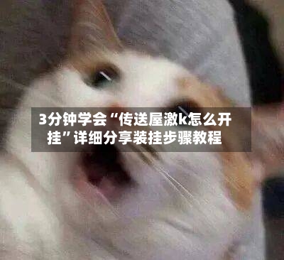 3分钟学会“传送屋激k怎么开挂”详细分享装挂步骤教程-第1张图片