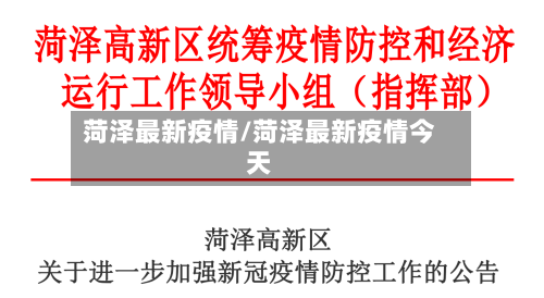 菏泽最新疫情/菏泽最新疫情今天-第3张图片