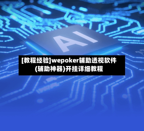 [教程经验]wepoker辅助透视软件(辅助神器)开挂详细教程-第1张图片