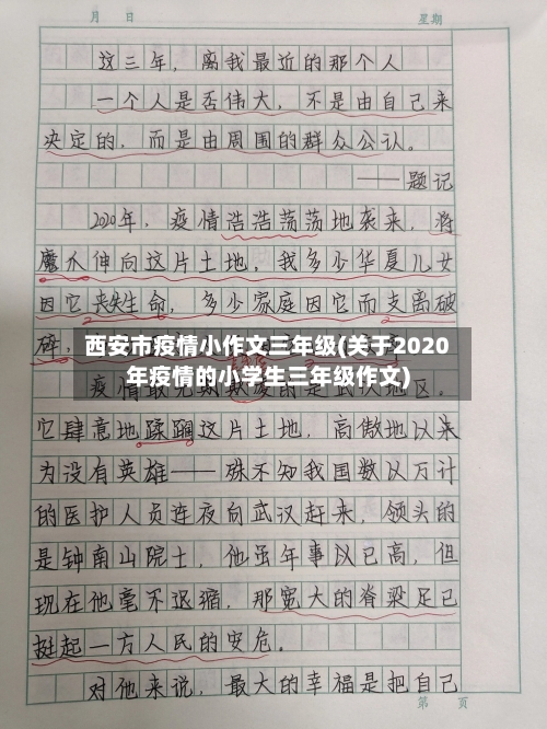 西安市疫情小作文三年级(关于2020年疫情的小学生三年级作文)-第3张图片
