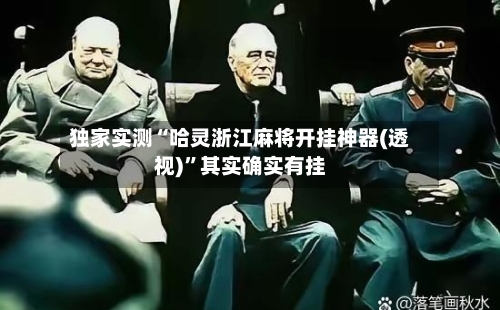 独家实测“哈灵浙江麻将开挂神器(透视)”其实确实有挂-第2张图片
