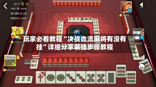 玩家必看教程“决战血流麻将有没有挂	”详细分享装挂步骤教程-第1张图片