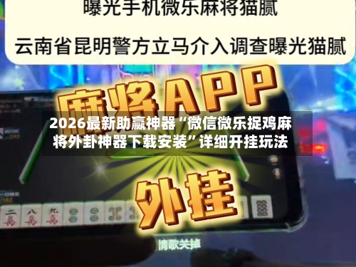 2026最新助赢神器“微信微乐捉鸡麻将外卦神器下载安装”详细开挂玩法-第1张图片
