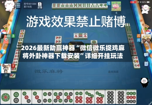 2026最新助赢神器“微信微乐捉鸡麻将外卦神器下载安装”详细开挂玩法-第3张图片