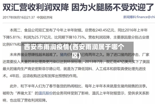 西安市雨润疫情(西安雨润属于哪个区)-第3张图片