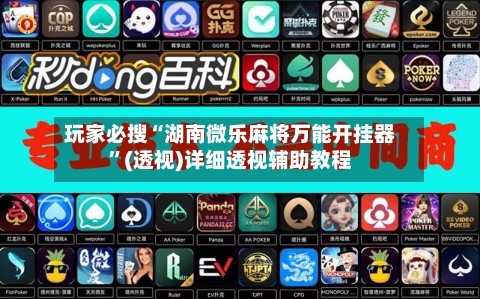 玩家必搜“湖南微乐麻将万能开挂器	”(透视)详细透视辅助教程-第2张图片
