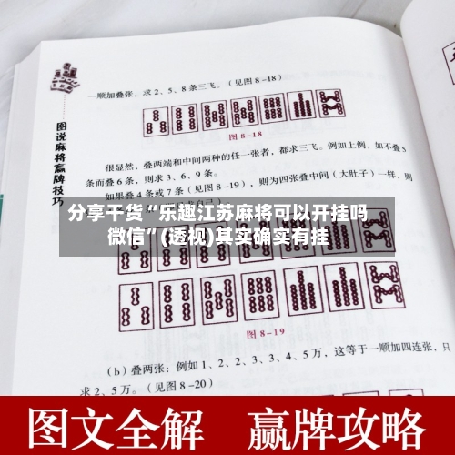 分享干货“乐趣江苏麻将可以开挂吗微信”(透视)其实确实有挂-第1张图片