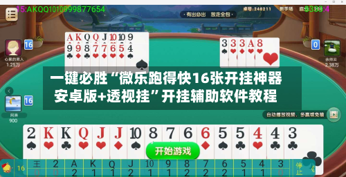 一键必胜“微乐跑得快16张开挂神器安卓版+透视挂”开挂辅助软件教程-第2张图片