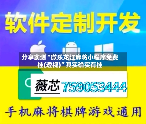 分享实测“微乐龙江麻将小程序免费挂(透视)”其实确实有挂-第2张图片