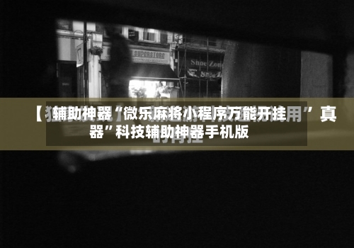 辅助神器“微乐麻将小程序万能开挂器”科技辅助神器手机版-第3张图片