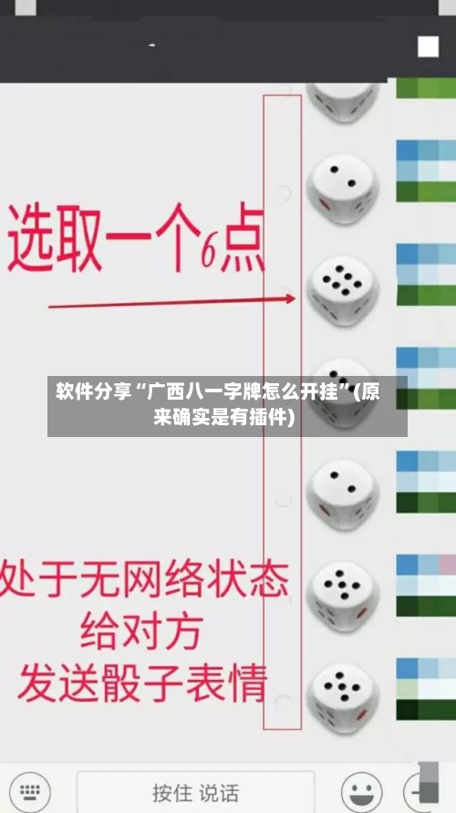 软件分享“广西八一字牌怎么开挂	”(原来确实是有插件)-第1张图片