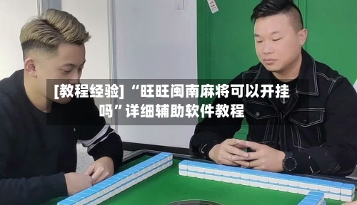[教程经验] “旺旺闽南麻将可以开挂吗	”详细辅助软件教程-第2张图片