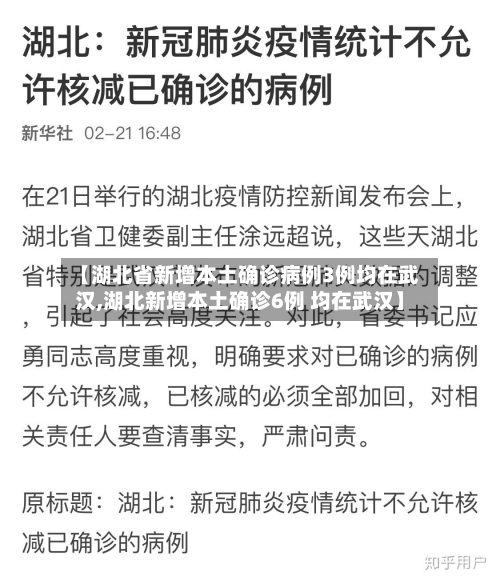 【湖北省新增本土确诊病例3例均在武汉,湖北新增本土确诊6例 均在武汉】-第2张图片