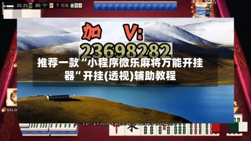 推荐一款“小程序微乐麻将万能开挂器	”开挂(透视)辅助教程-第1张图片