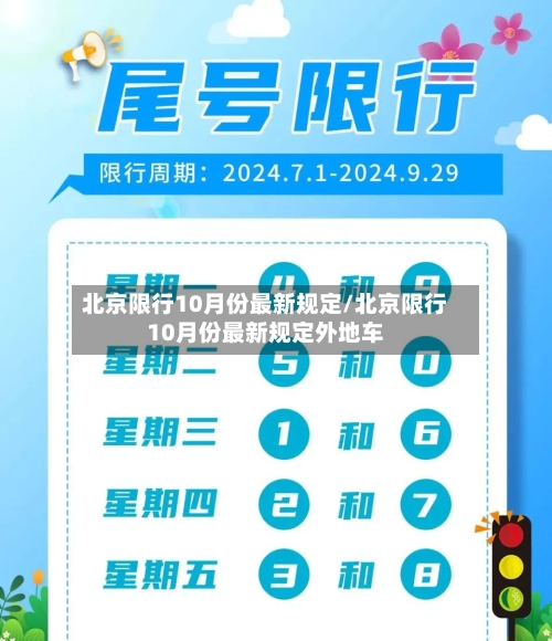 北京限行10月份最新规定/北京限行10月份最新规定外地车-第2张图片