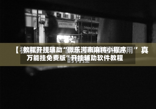 教程开挂辅助“微乐河南麻将小程序万能挂免费版	”开挂辅助软件教程-第2张图片