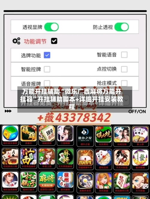 万能开挂辅助“微乐广西麻将万能开挂器	”开挂辅助脚本+详细开挂安装教程-第2张图片