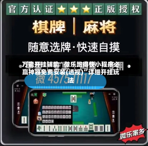 万能开挂辅助“微乐跑得快小程序必赢神器免费安装(透视)”详细开挂玩法-第2张图片