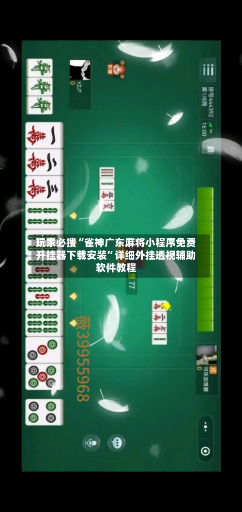 玩家必搜“雀神广东麻将小程序免费开挂器下载安装”详细外挂透视辅助软件教程-第1张图片