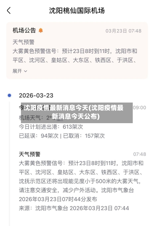 沈阳疫情最新消息今天(沈阳疫情最新消息今天公布)-第1张图片