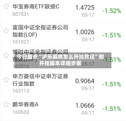 今日盘点“泸乐麻将怎么开挂教程”附开挂脚本详细步骤-第1张图片