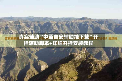 真实辅助“中至吉安辅助挂下载	”开挂辅助脚本+详细开挂安装教程-第3张图片