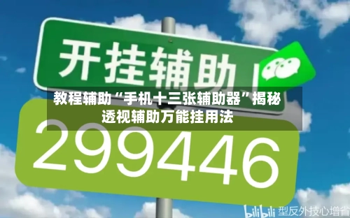教程辅助“手机十三张辅助器”揭秘透视辅助万能挂用法-第1张图片