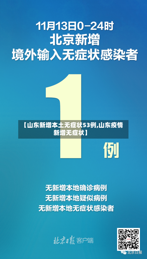 【山东新增本土无症状53例,山东疫情新增无症状】-第2张图片