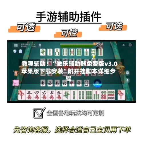 教程辅助！“微乐辅助器免费版v3.0苹果版下载安装	”附开挂脚本详细步骤-第2张图片