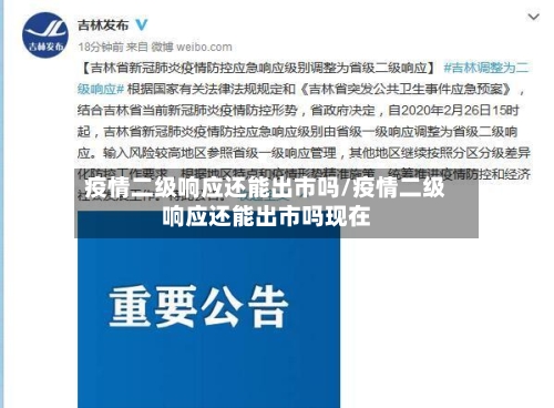 疫情二级响应还能出市吗/疫情二级响应还能出市吗现在-第2张图片