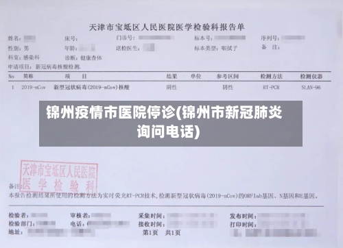 锦州疫情市医院停诊(锦州市新冠肺炎询问电话)-第1张图片