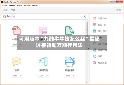 可用版本“九酷牛牛挂怎么买”揭秘透视辅助万能挂用法-第1张图片