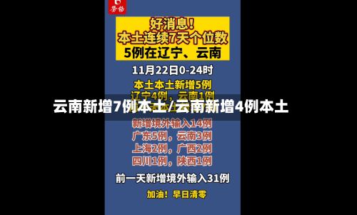 云南新增7例本土/云南新增4例本土-第2张图片