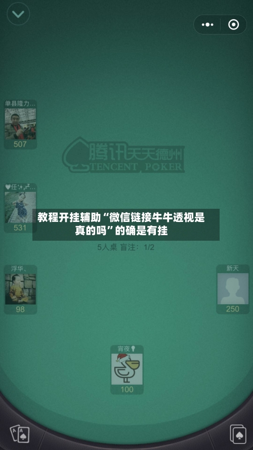 教程开挂辅助“微信链接牛牛透视是真的吗”的确是有挂-第1张图片