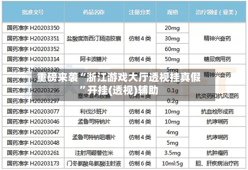 重磅来袭“浙江游戏大厅透视挂真假”开挂(透视)辅助-第3张图片