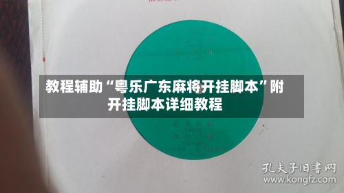 教程辅助“粤乐广东麻将开挂脚本”附开挂脚本详细教程-第3张图片