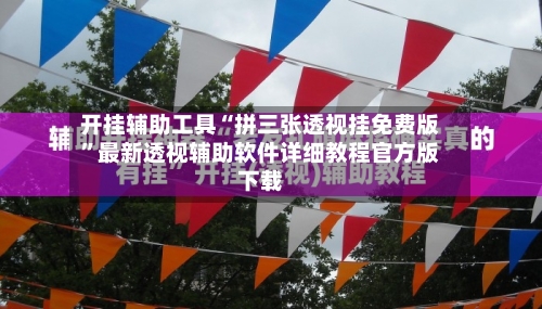 开挂辅助工具“拼三张透视挂免费版”最新透视辅助软件详细教程官方版下载-第2张图片