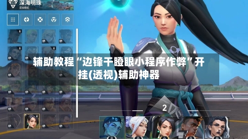 辅助教程“边锋干瞪眼小程序作弊”开挂(透视)辅助神器-第2张图片