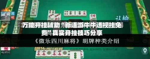 万能开挂辅助“新道游牛牛透视挂免费	”真实开挂技巧分享-第1张图片