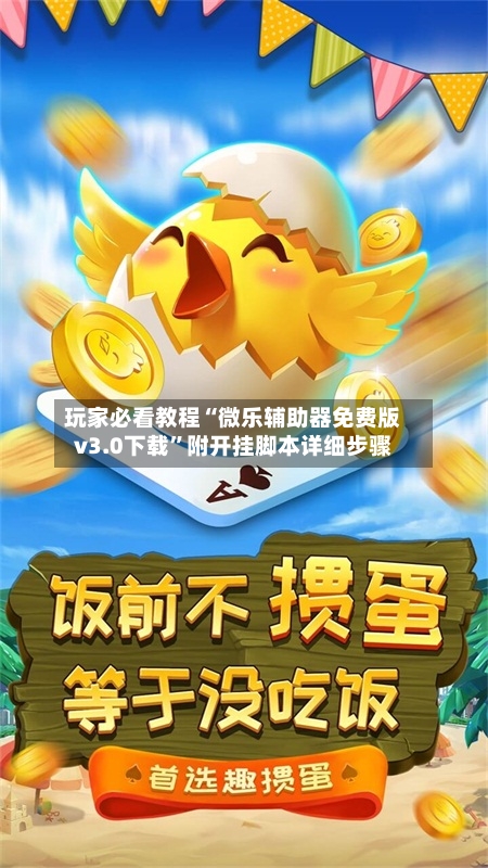 玩家必看教程“微乐辅助器免费版v3.0下载	”附开挂脚本详细步骤-第2张图片