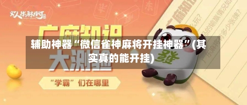 辅助神器“微信雀神麻将开挂神器”(其实真的能开挂)-第2张图片