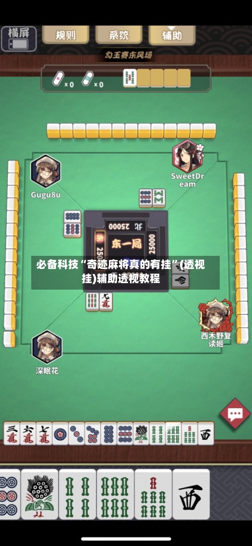 必备科技“奇迹麻将真的有挂	”(透视挂)辅助透视教程-第3张图片