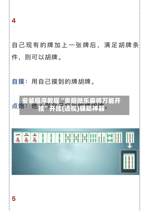 安装程序教程“贵阳微乐麻将万能开挂”开挂(透视)辅助神器-第1张图片