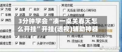 3分钟学会“凑一桌关春天怎么开挂”开挂(透视)辅助神器-第3张图片