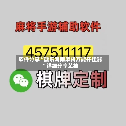 软件分享“微乐海南麻将万能开挂器”详细分享装挂-第2张图片